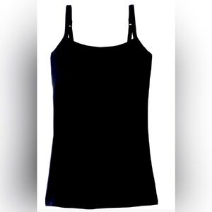 Club Pilates Logo Tank with Shelf Bra Black -Size XS